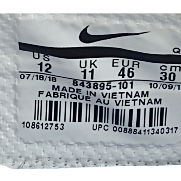 Nike white leather SB Check size 12 - Picture 5 of 9